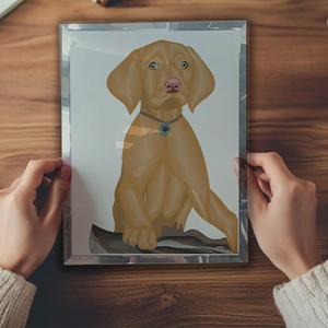  Üvegkép, Fotóüveg Vizsla  - otthon & életmód - dekoráció - kép & falikép - üvegkép - Meska.hu