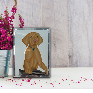  Üvegkép, Fotóüveg Vizsla  - otthon & életmód - dekoráció - kép & falikép - üvegkép - Meska.hu