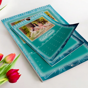 2025-ös A3-as falinaptár , Otthon & Életmód, Dekoráció, Fali és függő dekoráció, Falinaptár & Öröknaptár, Fotó, grafika, rajz, illusztráció, MESKA