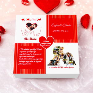 Valentin napi tejcsokoládé eperrel  (be mine), Élelmiszer, Édesség, Fotó, grafika, rajz, illusztráció, MESKA