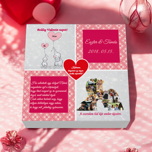 Valentin napi tejcsokoládé eperrel  (be mine elefánt) - Meska.hu