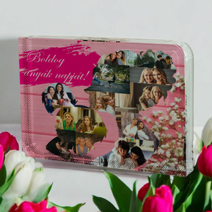 Anyák napi Fotókristály (Anya -lánya fotómontázs), Otthon & Életmód, Dekoráció, Kép & Falikép, Üvegkép, Fotó, grafika, rajz, illusztráció, MESKA