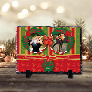 Karácsonyi saját fényképes fotókő - Meska.hu