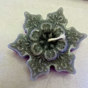 Karácsonyi szürke gyertya szett - otthon & életmód - gyertya, illat, aroma - gyertya - Meska.hu