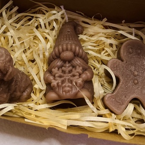 Karácsonyi mézeskalács gyertya szett - otthon & életmód - gyertya, illat, aroma - gyertya - Meska.hu