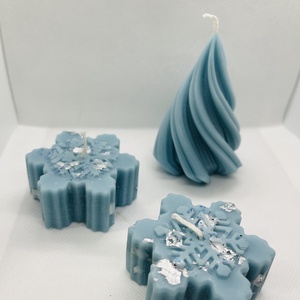 Gyertyaszett  Téli varázslat, Otthon & Életmód, Gyertya, illat, aroma, Gyertya, Gyertya-, mécseskészítés, MESKA