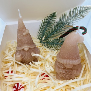 Törpe gyertyaszett  Melegség és varázslat az ünnepekre, Otthon & Életmód, Gyertya, illat, aroma, Gyertya, Gyertya-, mécseskészítés, MESKA