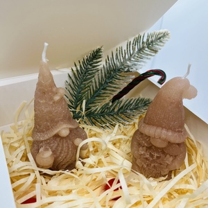 Törpe gyertyaszett  Melegség és varázslat az ünnepekre - otthon & életmód - gyertya, illat, aroma - gyertya - Meska.hu