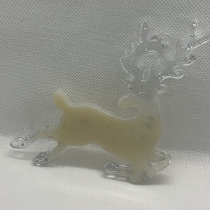 Epoxy hópehely és rénszarvas szett  Az ezüst csillogása a fán - karácsony - karácsonyi lakásdekoráció - karácsonyfadíszek - Meska.hu