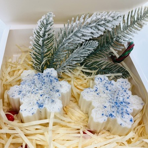 Hópehely Gyertya � Almáspite Illattal, Karácsony, Karácsonyi lakásdekoráció, Karácsonyi illatgyertya, mécses, Gyertya-, mécseskészítés, MESKA