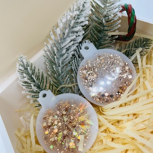 Arany Csillogás Epoxy Dísz - Meska.hu