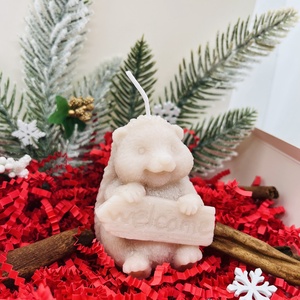 Sünis Gyertyák - Több színben - karácsony - karácsonyi lakásdekoráció - karácsonyi illatgyertya, mécses - Meska.hu