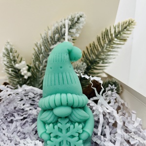 Zöld Mézi és Manó  Gyertya Szett - karácsony - karácsonyi lakásdekoráció - karácsonyi illatgyertya, mécses - Meska.hu