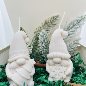 Bézs Manó Gyertya Szett - Meska.hu