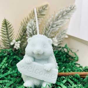 Sünis Gyertyák - Több színben, Karácsony, Karácsonyi lakásdekoráció, Karácsonyi illatgyertya, mécses, Gyertya-, mécseskészítés, MESKA