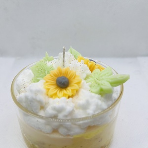 S�rga üveges d�szgyertya - otthon & életmód - gyertya, illat, aroma - gyertya - Meska.hu