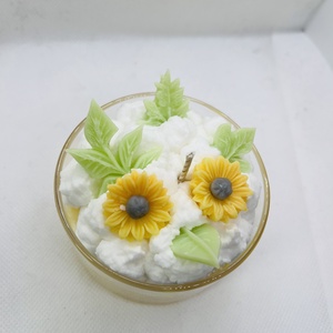 S�rga üveges d�szgyertya - otthon & életmód - gyertya, illat, aroma - gyertya - Meska.hu