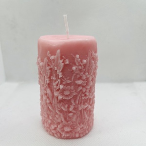 Tündéres tömb gyertya � rózsaszín - otthon & életmód - gyertya, illat, aroma - gyertya - Meska.hu