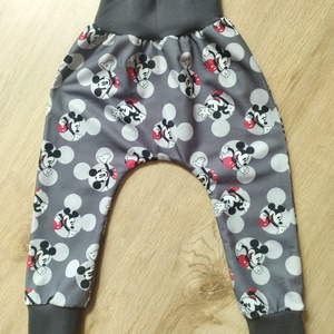 Monesz Mickey egér hosszú nadrág  - baba - mama - babaruházat - baba nadrág - Meska.hu