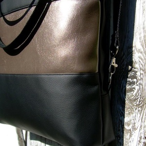CITY BAG HÁTIZSÁK/OLDALTÁSKA/VÁLLTÁSKA : Egy kis luxus 3. -  - Meska.hu