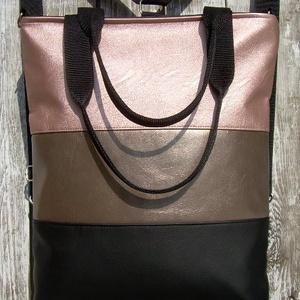 CITY BAG HÁTIZSÁK/OLDALTÁSKA/VÁLLTÁSKA : Egy kis luxus 6. - táska & tok - variálható táska - Meska.hu