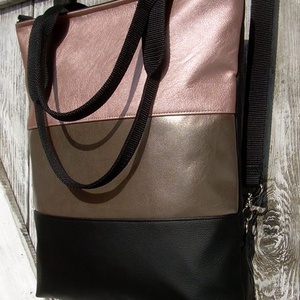 CITY BAG HÁTIZSÁK/OLDALTÁSKA/VÁLLTÁSKA : Egy kis luxus 6. - táska & tok - variálható táska - Meska.hu
