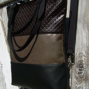 CITY BAG HÁTIZSÁK/OLDALTÁSKA/VÁLLTÁSKA :  Metálos elegancia másképp - táska & tok - hátizsák - hátizsák - Meska.hu