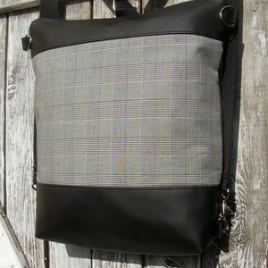 CITY BAG HÁTIZSÁK/OLDALTÁSKA : Eszterházy-kockás -  - Meska.hu