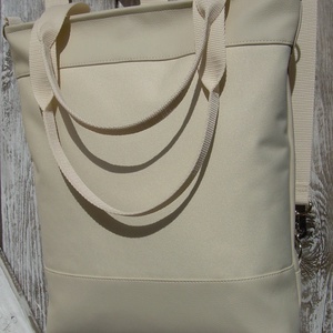 CITY BAG HÁTIZSÁK/OLDALTÁSKA/VÁLLTÁSKA : Bézs bőr cordurával - táska & tok - hátizsák - Meska.hu CITY BAG HÁTIZSÁK/OLDALTÁSKA/VÁLLTÁSKA : Bézs bőr cordurával - táska & tok - hátizsák - Meska.hu