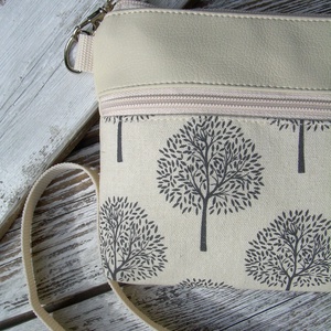  MINI CITY BAG : Nyári elegancia fákkal - táska & tok - kézitáska & válltáska - vállon átvethető táska - Meska.hu