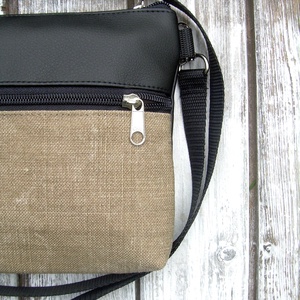 MINI CITY BAG/ÖVTÁSKA :Variációk fekete bőrre canvas vászonnal - táska & tok - övtáska - Meska.hu MINI CITY BAG/ÖVTÁSKA :Variációk fekete bőrre canvas vászonnal - táska & tok - övtáska - Meska.hu