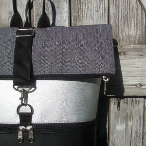 ROLL TOP CITY BAG : Elegánsan mindenhova 2. - táska & tok - hátizsák - roll top hátizsák - Meska.hu