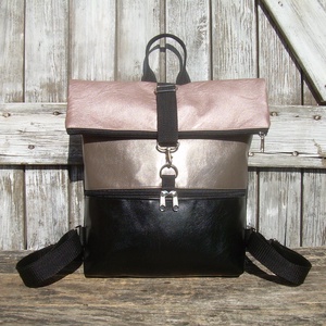 ROLL TOP CITY BAG : Metálos elegancia 3. - Meska.hu