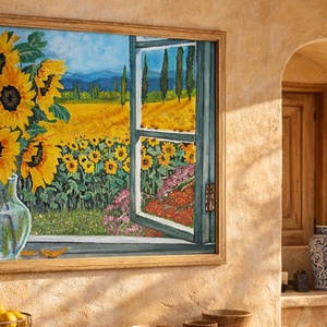 Toscana - művészet - festmény - akril - Meska.hu