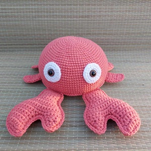 Horgolt rák - amigurumi - játék & sport - plüssállat & játékfigura - más figura - Meska.hu