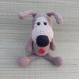 Horgolt kutya - amigurumi - játék & sport - plüssállat & játékfigura - kutya - Meska.hu