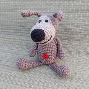Horgolt kutya - amigurumi - játék & sport - plüssállat & játékfigura - kutya - Meska.hu