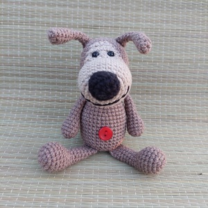 Horgolt kutya - amigurumi, Játék & Sport, Plüssállat & Játékfigura, Kutya, Horgolás, Baba-és bábkészítés, MESKA