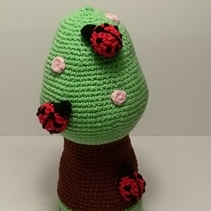 Katicás meglepetésfa amigurumi minta, DIY (Csináld magad), Szabásminta, útmutató, Horgolási minta, Horgolás, Varrás, MESKA