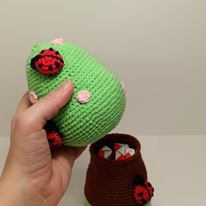 Katicás meglepetésfa amigurumi minta - diy (csináld magad) - szabásminta, útmutató - horgolási minta - Meska.hu