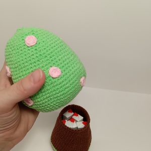 Virágos  fa meglepetéssel amigurumi minta - diy (csináld magad) - szabásminta, útmutató - horgolási minta - Meska.hu