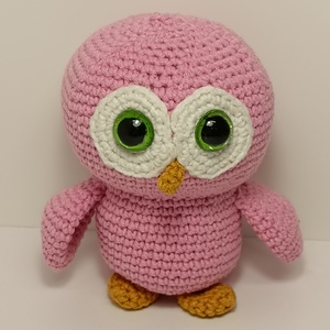 Kakukk Manci, a bagoly amigurumi minta, DIY (Csináld magad), Szabásminta, útmutató, Horgolási minta, Horgolás, Varrás, MESKA