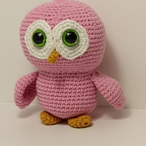 Kakukk Manci, a bagoly amigurumi minta - diy (csináld magad) - szabásminta, útmutató - horgolási minta - Meska.hu