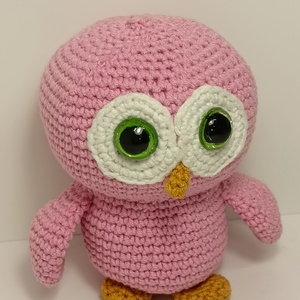 Kakukk Manci, a bagoly amigurumi minta - diy (csináld magad) - szabásminta, útmutató - horgolási minta - Meska.hu