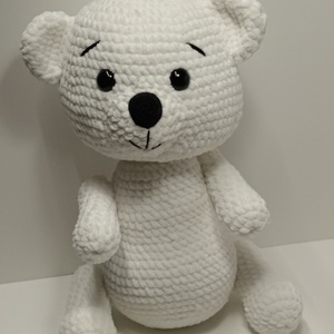 Pamacs, a jegesmedve amigurumi minta - diy (csináld magad) - szabásminta, útmutató - horgolási minta - Meska.hu