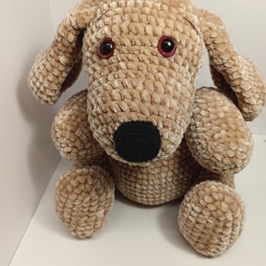 Zsömi kutya amigurumi minta, DIY (Csináld magad), Szabásminta, útmutató, Horgolási minta, Horgolás, Varrás, MESKA