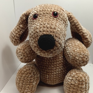Zsömi kutya amigurumi minta - diy (csináld magad) - szabásminta, útmutató - horgolási minta - Meska.hu