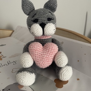 Amigurumi cica, Játék & Sport, Plüssállat & Játékfigura, Cica, Horgolás, MESKA