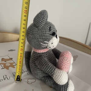 Amigurumi cica - játék & sport - plüssállat & játékfigura - cica - Meska.hu