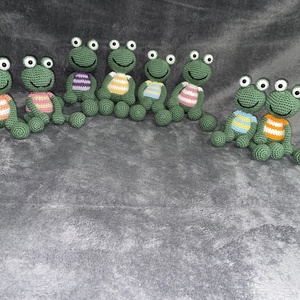 Egyedi megrendelés - Amigurumi békák - játék & sport - plüssállat & játékfigura - béka - Meska.hu